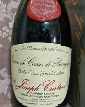 liquore creme de cassis CARTRON