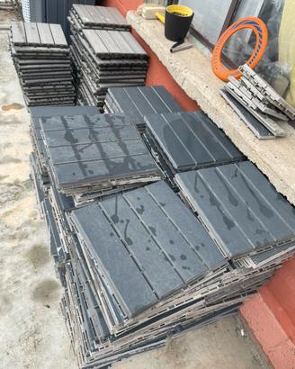 Piastrelle da esterno a incastro