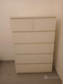 Cassettiera 6 cassetti