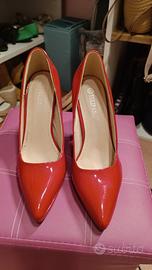 scarpe décolleté rosse 