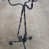 Portavaso ferro battuto 