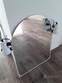 SPECCHIO CON FARETTI E SPECCHIO LEGNO
