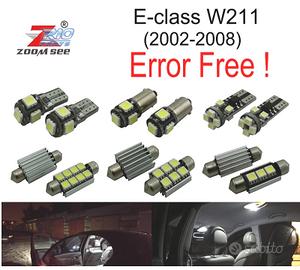 KIT 25 LAMPADE LED INTERNE MERCEDES CLASSE E W211 
