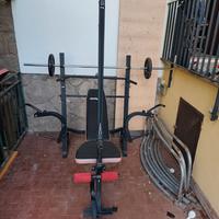 Palestra multifunzione + Bilanciere + pesi 