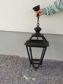 lampade esterne ferro battuto pesante