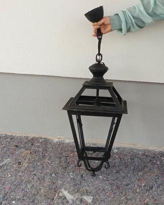 lampade esterne ferro battuto pesante