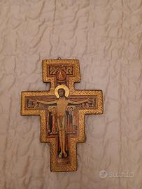 crocifisso il legno vintage