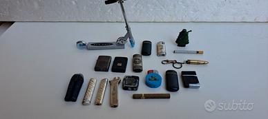 Collezione di accendini in miniatura Vintage 18 Pe