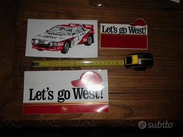 Set Adesivi West Rally Team Lancia 037