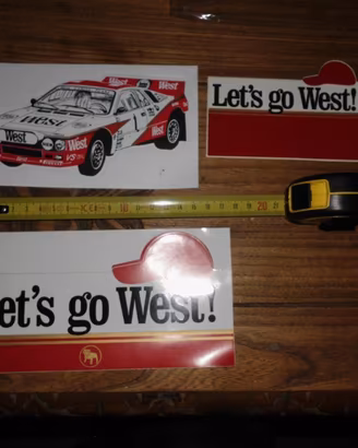 Set Adesivi West Rally Team Lancia 037