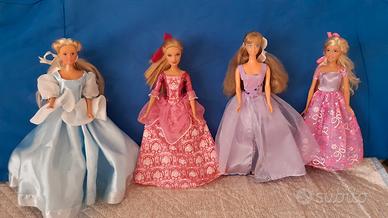 Barbie, Tania e Sissi con abiti da sera