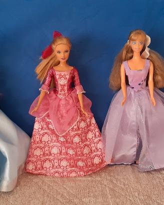 Barbie, Tania e Sissi con abiti da sera