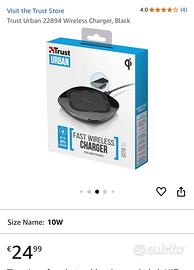 Caricatore wireless senza fili per iphone e non