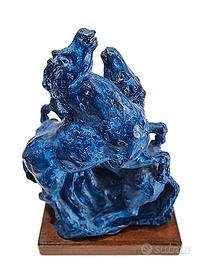 SASSU ALIGI "Due cavalli rampanti"