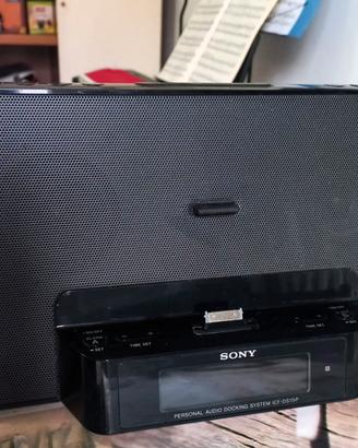 Dock Sony per iPod/iPhone – audio radio sveglia