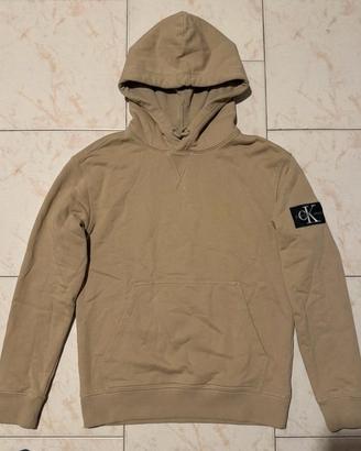 Felpa Calvin Klein Jeans Beige