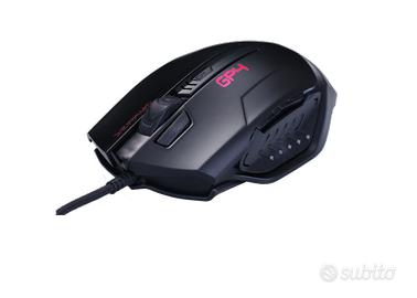 MOUSE GAMMEC GP4 NERO CON 7 TASTI PROGRAMMGILE
