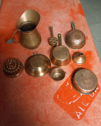 Set riproduzione utensili cucina da appendere in r
