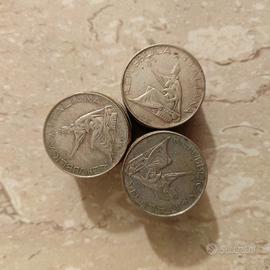 Monete argento 500 Lire "Biga"