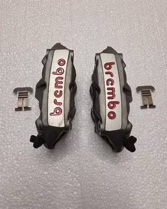 Pinze freno Brembo M4 (con pastiglie usate)