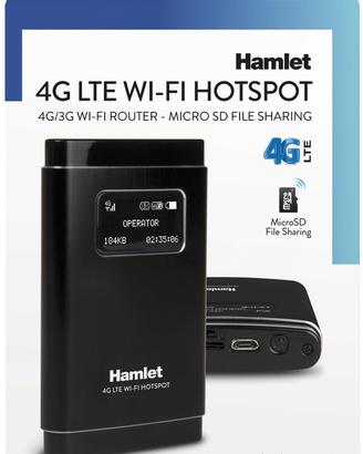 Router  Hamlet HHTSPT4GLTE 4G LTE WI-FI HOTSPOT