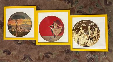 Trittico Dischi Illustrati D'Epoca (Picture Disc) 