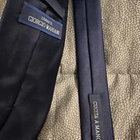 Cravatta Giorgio Armani colori Blu Design original