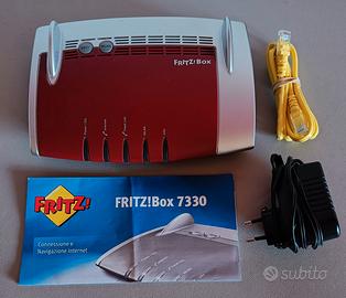 Fritz Box AVM 7330 modem router WiFi ADSL2+ VoIP