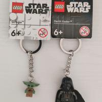 Lego Star Wars Portachiavi Darth Vader e Grogu