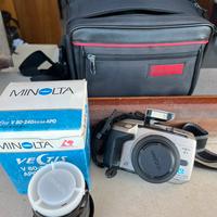 Minolta Vectis S-1 con ob. 28/56 mm e ob. 80/240