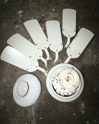 Lampadario Ventilatore a pale 