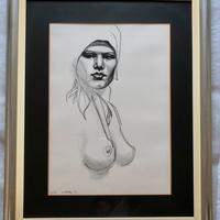 Quadro dipinto a mano d’epoca Andrea Vaccaro