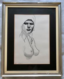 Quadro dipinto a mano d’epoca Andrea Vaccaro