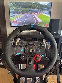 Volante Logitech G29 + supporto Vevor