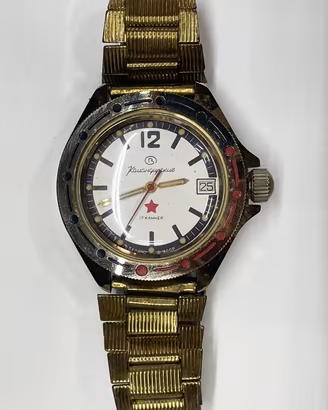 Orologio Vostok Komandirskie oro Sovietico