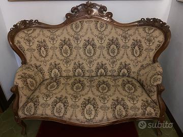 Salotto antico originale XIX secolo Luigi Filippo