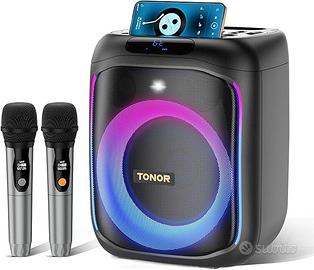 TONOR Macchina Karaoke per Adulti e Bambini, Bluet