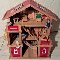 Magnifica Casa delle Bambole in Legno Goki