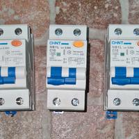 N ° 3 Interruttori magnetotermici Chint 