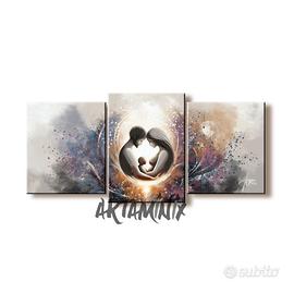 Quadro capezzale dipinto a mano personalizzabile