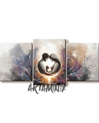 Quadro capezzale dipinto a mano personalizzabile