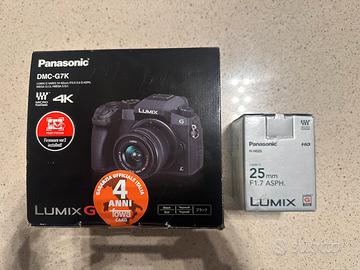 Panasonic DMC-G7K + obiettivo extra