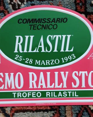 Targa Rally Sanremo storico 1993