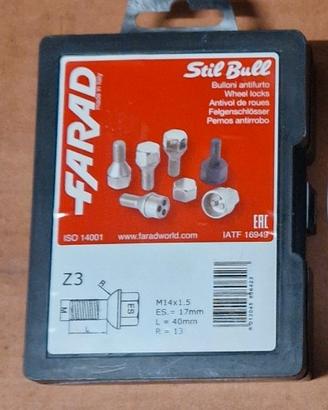 Bulloni Antifurto M14x1.5x40 