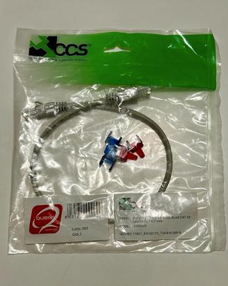 Cavo di rete LAN Ethernet 0.5m Cat.5e CCS Qubix