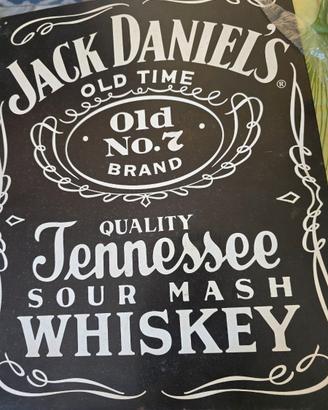 Targa  americana Jack daniel in eccellente condizi