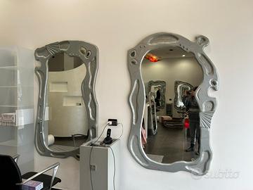 6 Specchi Artigianali in legno -Pezzi Unici