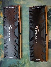 RAM DDR4 16GB (2x8GB) HyperX Predator 3200MHz CL16