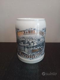Boccale Birra Menabrea in Ceramica mezzo litro