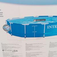 Piscina Intex da usare come ricambi o da sistemare